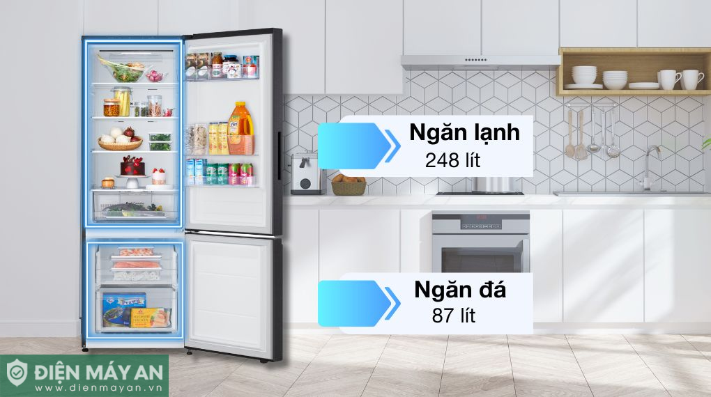 Tủ lạnh LG Inverter 335 lít LBB33BLM